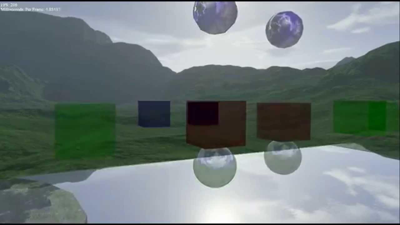 DX 3D Scene video 1